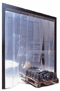 Porta industriale a strisce flessibili